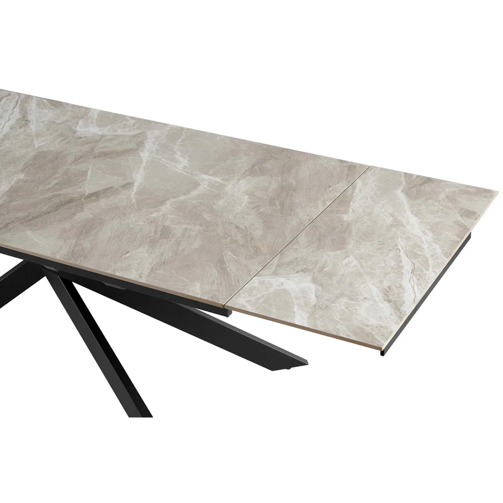 DS Living Zaira 6 Seater Dining Table Grey Concrete Image 4