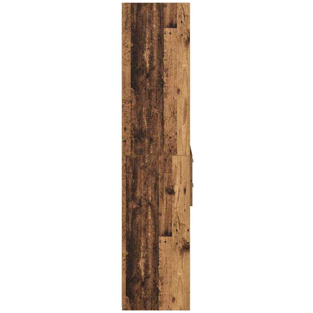 vidaXL 2 Drawer 5 Shelf Old Wood Highboard Image 6