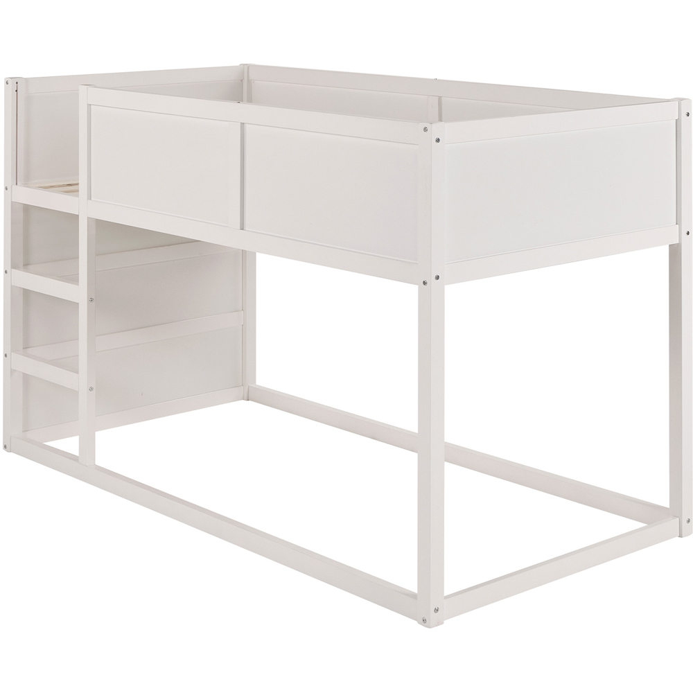 Aspire Hideout Single Wooden Reversible Mid Sleeper Kids Bed Frame with Memory Foam Mattress Image 4