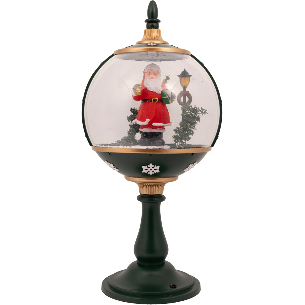 Snowing Table Lantern - Green Image 3