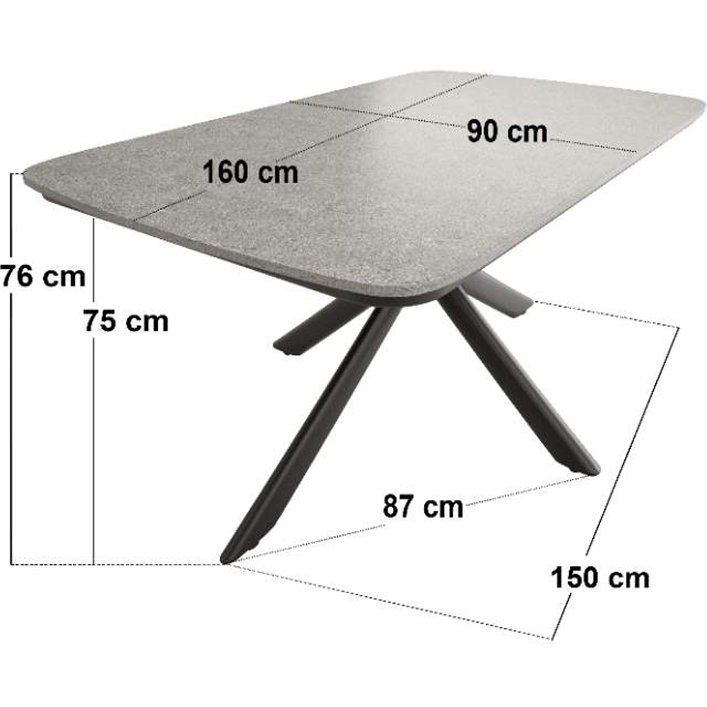 SOLACE+CO Eliza 6 Seater Dining Set Image 7
