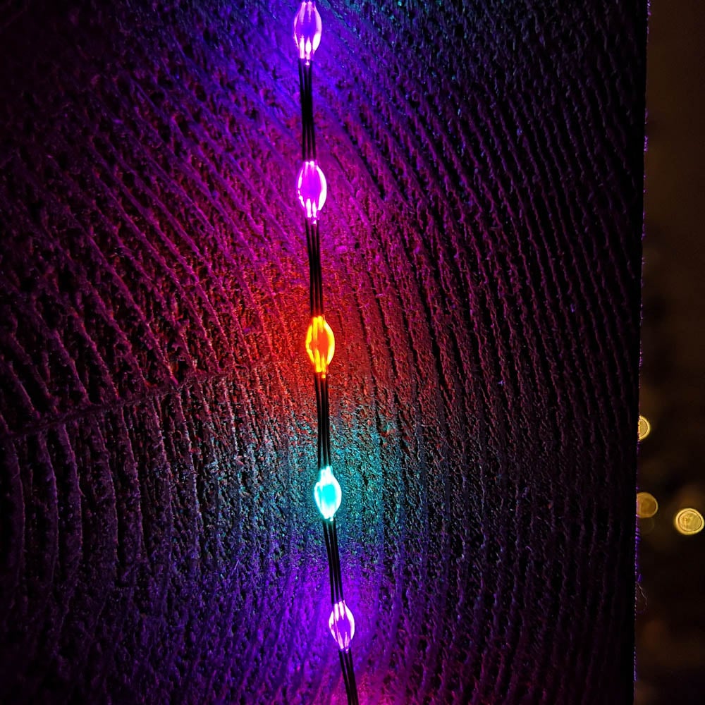 Samuel Alexander Rainbow LED Compact Micro Brights Christmas Lights 12.8m Image 2