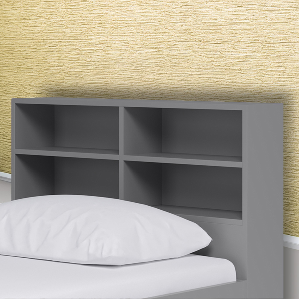 Kudl 4 Shelf Bookcase Headboard Image 1
