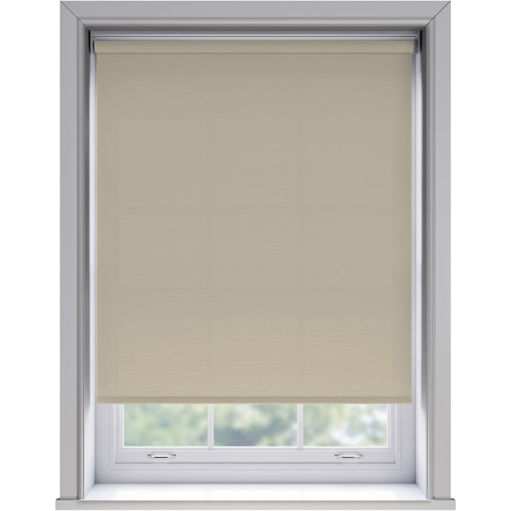 New Edge Blinds Thermal Blackout Roller Blind Taupe 100cm Image 2