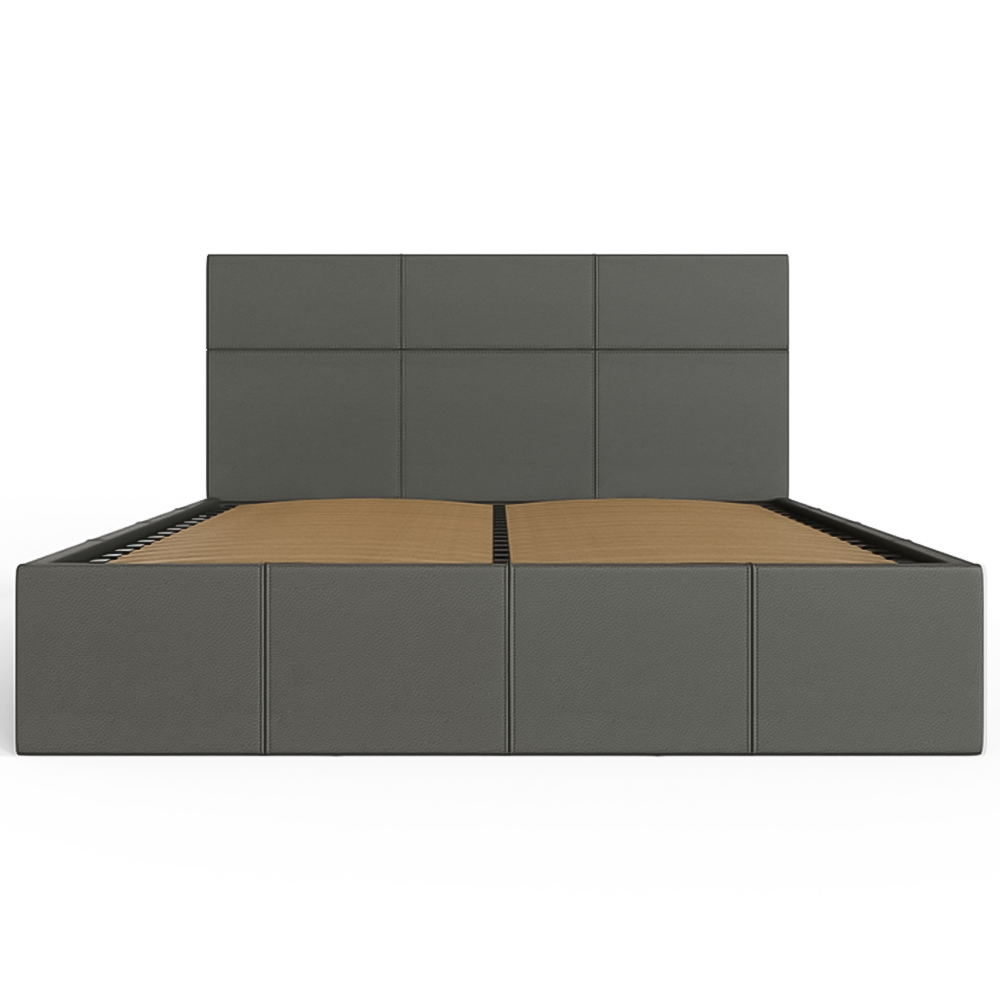 GFW Small Double Grey Side Lift Ottoman Bed Image 5