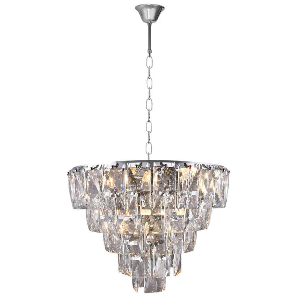 Milagro Chelsea Clear Chandelier 230V Image 1