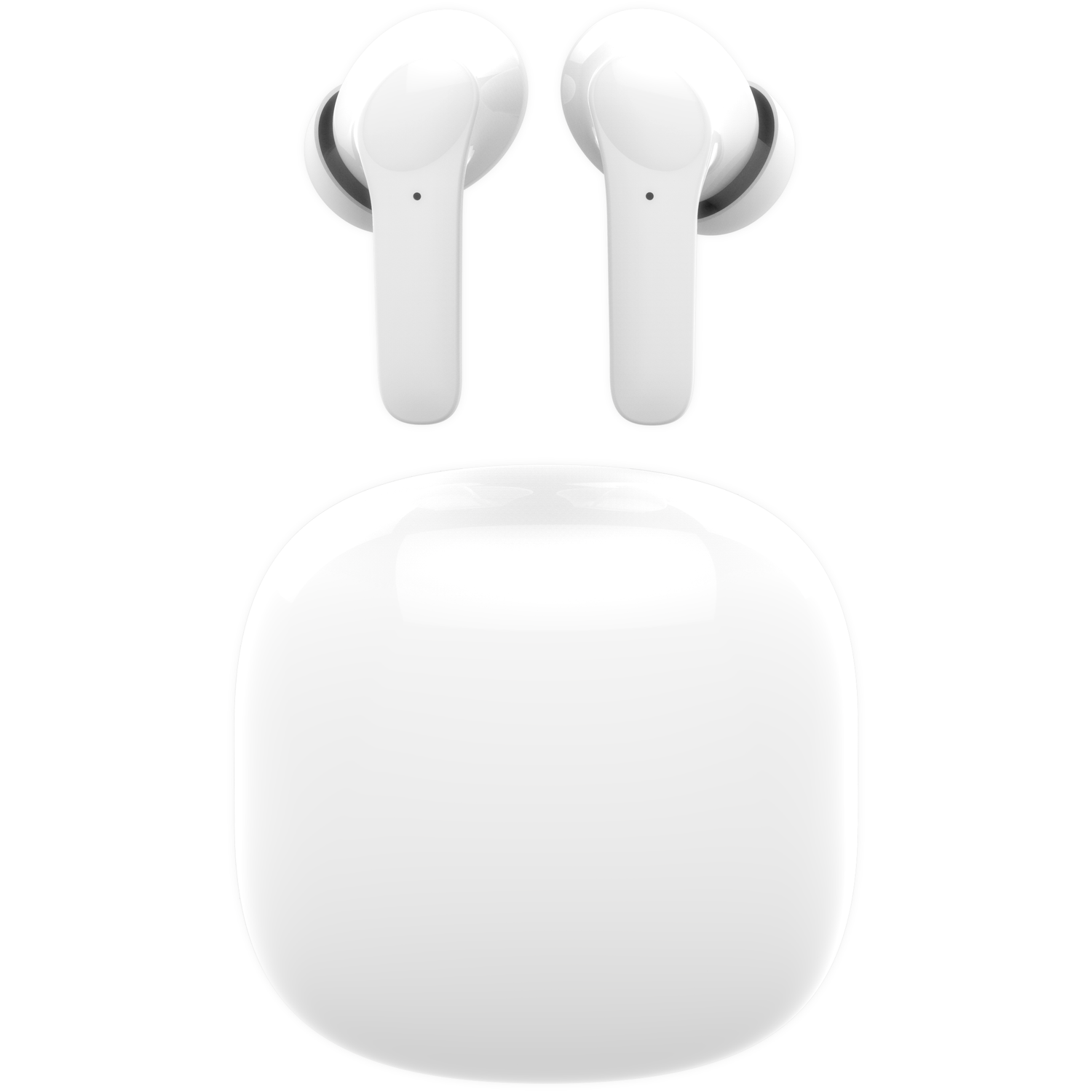 White Active Noise Cancelling Ear Buds Image 3