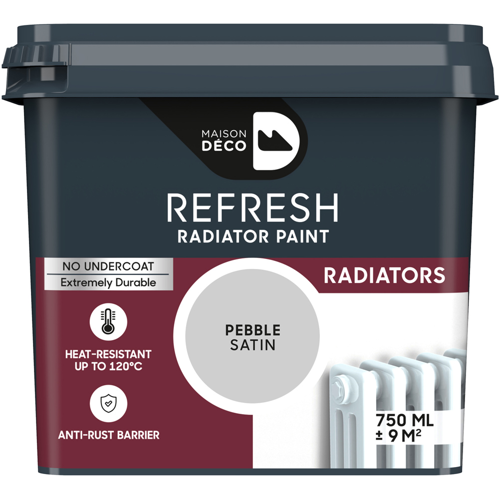 Maison Deco Refresh Radiator Pebble Satin Paint 750ml Image 2