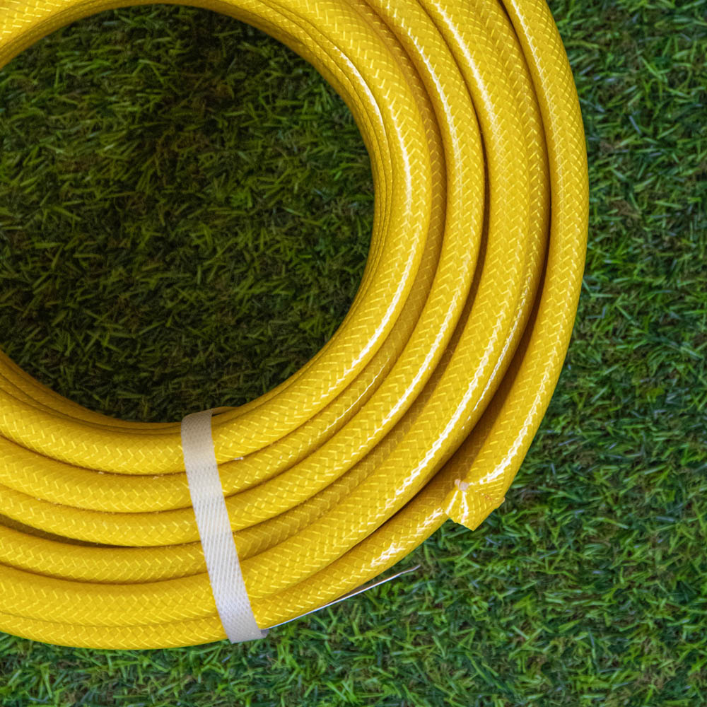 Garden Pro 30m Pro Gold Yellow Kink Resistant Reinforced Garden Hose Pipe Image 6