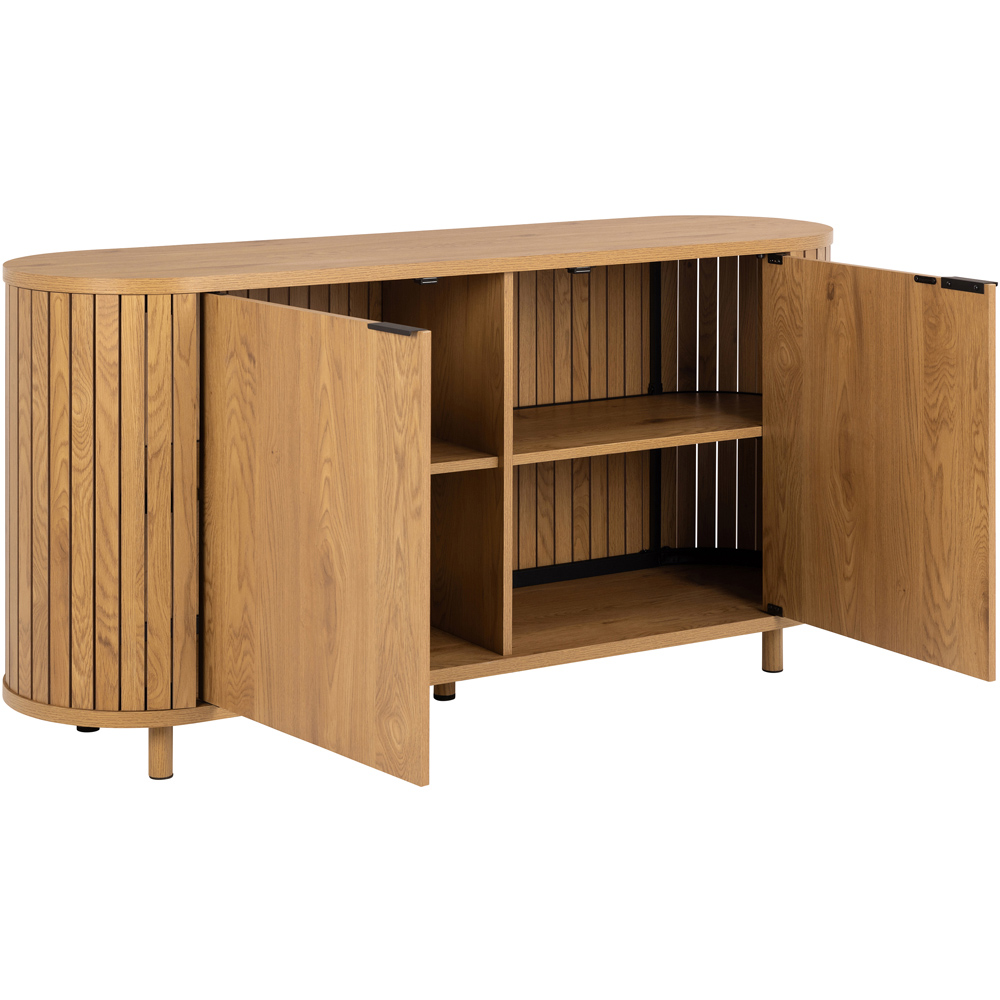 Florence Colima 2 Door Oak Sideboard Image 5