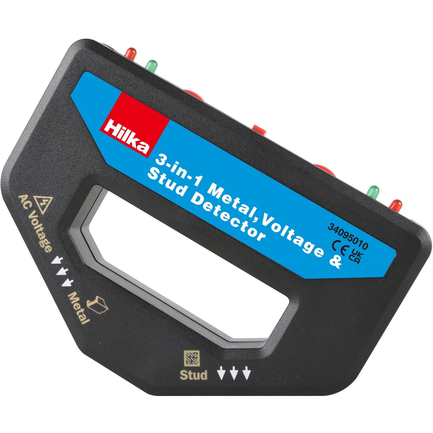 Hilka 3 in 1 Metal Voltage and Stud Detector Black Image