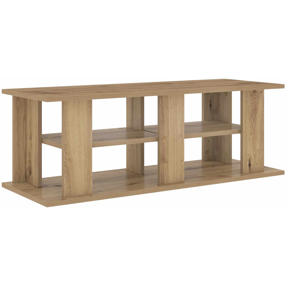 vidaXL 2 Shelf Artisan Oak TV Stand Image 6