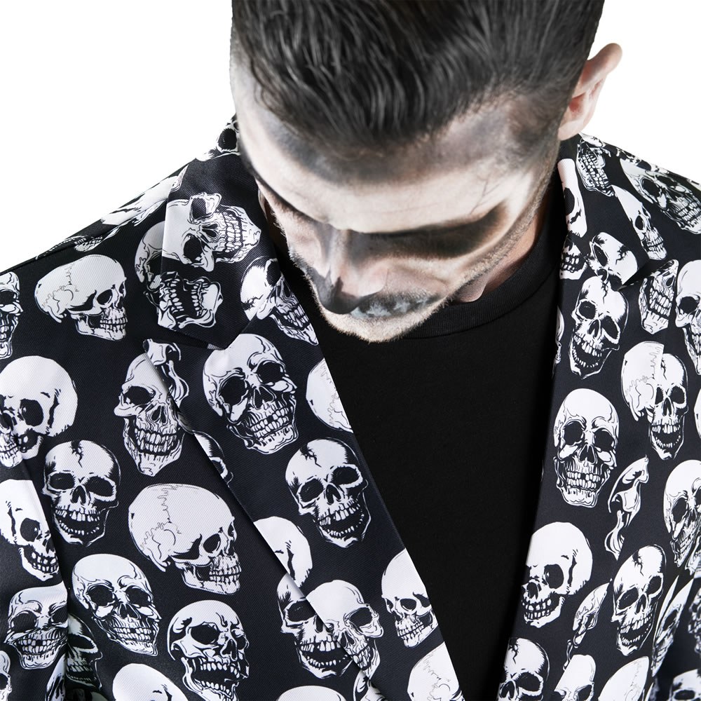 Wilko Halloween Skull Jacket Costume Size Large/ Extra Large Image 8