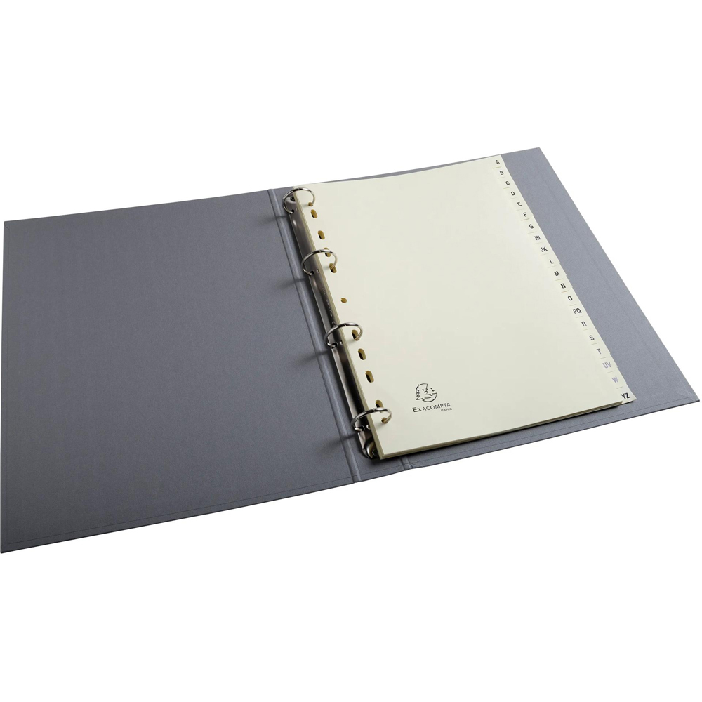 Exacompta A4 Ivory A-Z Divider 10 Pack Image 5