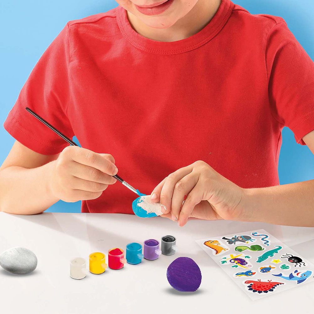 SES Creative Rub-On Rock Painting Kit Image 3