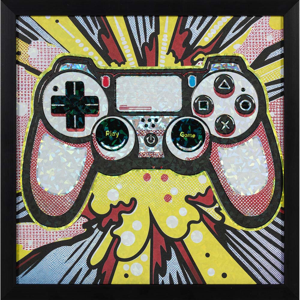Gaming Controller Textured Wall Art Image 1