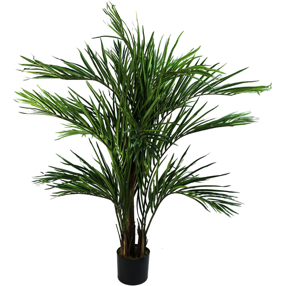 Leaf Areca Palm Artificial Tree in Pot 4.3ft Image 1