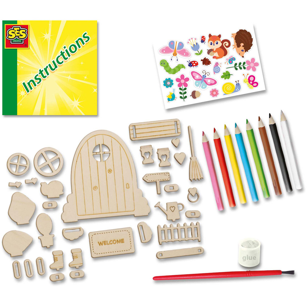 SES Creative Fairy Door Decoration Kit Image 2