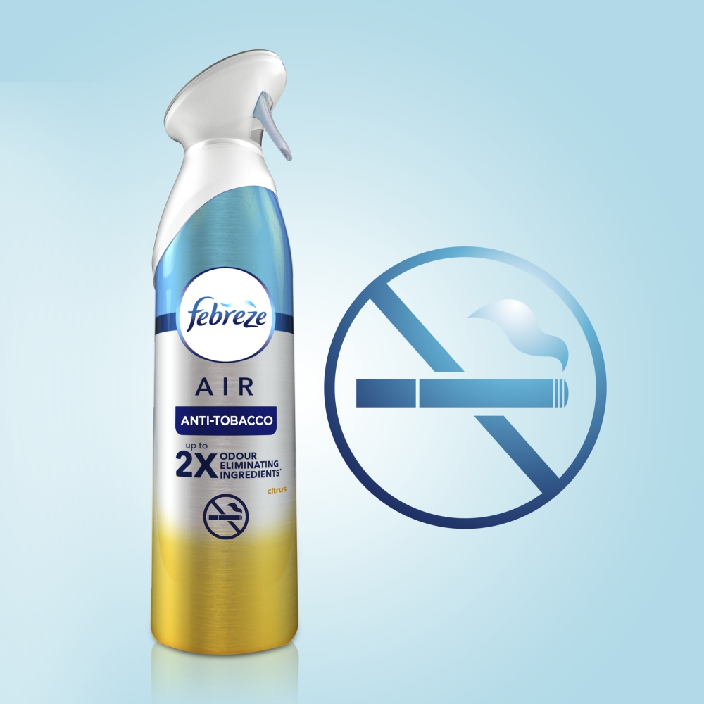 Febreze Heavy Duty Aerosol Tobacco 300ml Wilko