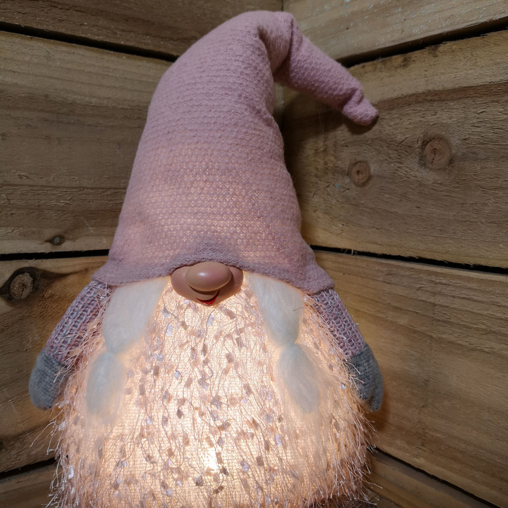 Samuel Alexander Pink Female LED Gonk Christmas Decoration 30cm Image 3
