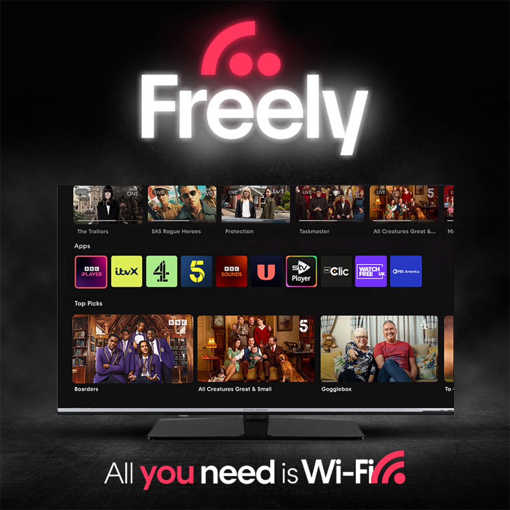 Mitchell & Brown 40 inch Full HD QLED TiVo Smart TV with Centre Stand and Freely Image 5
