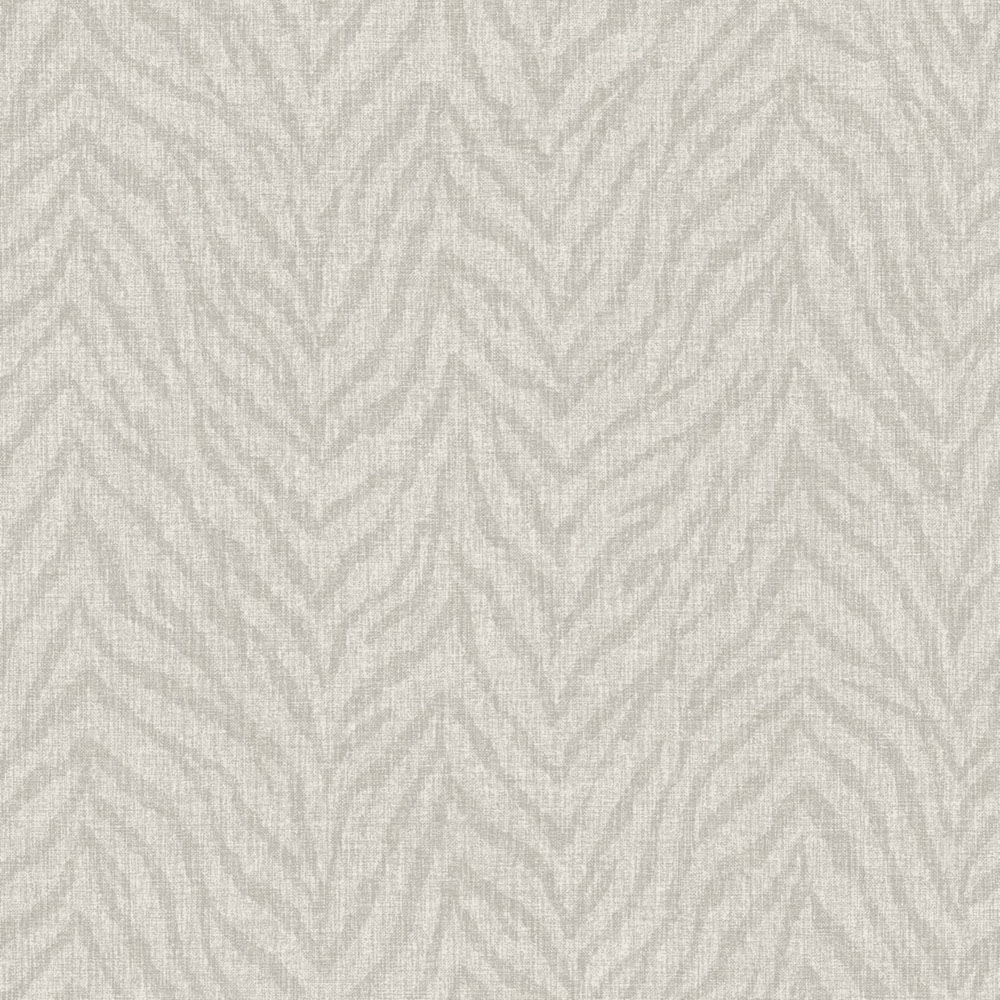 Grandeco Attitude Distressed Zebra Print Grey Vinyl Wallpaper Image 1