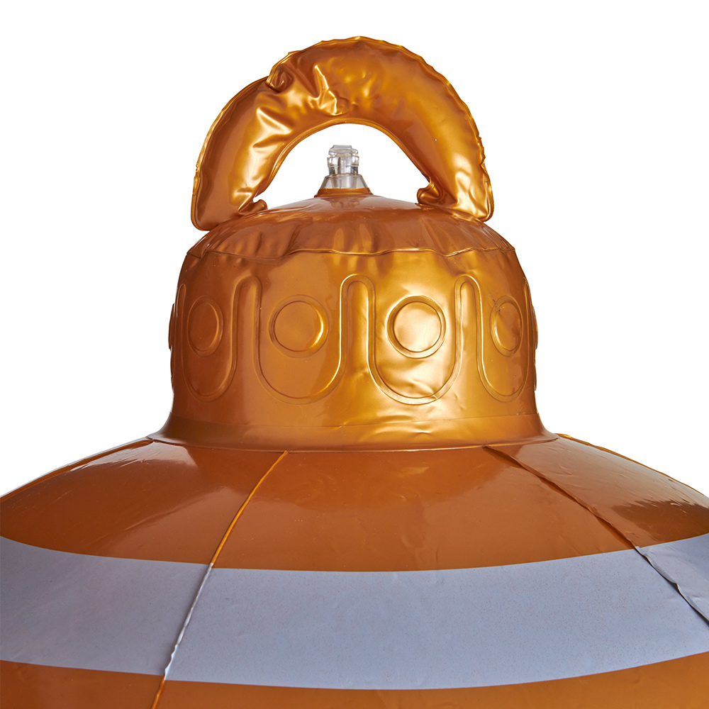 Inflatable 60cm Gold Bauble Wilko