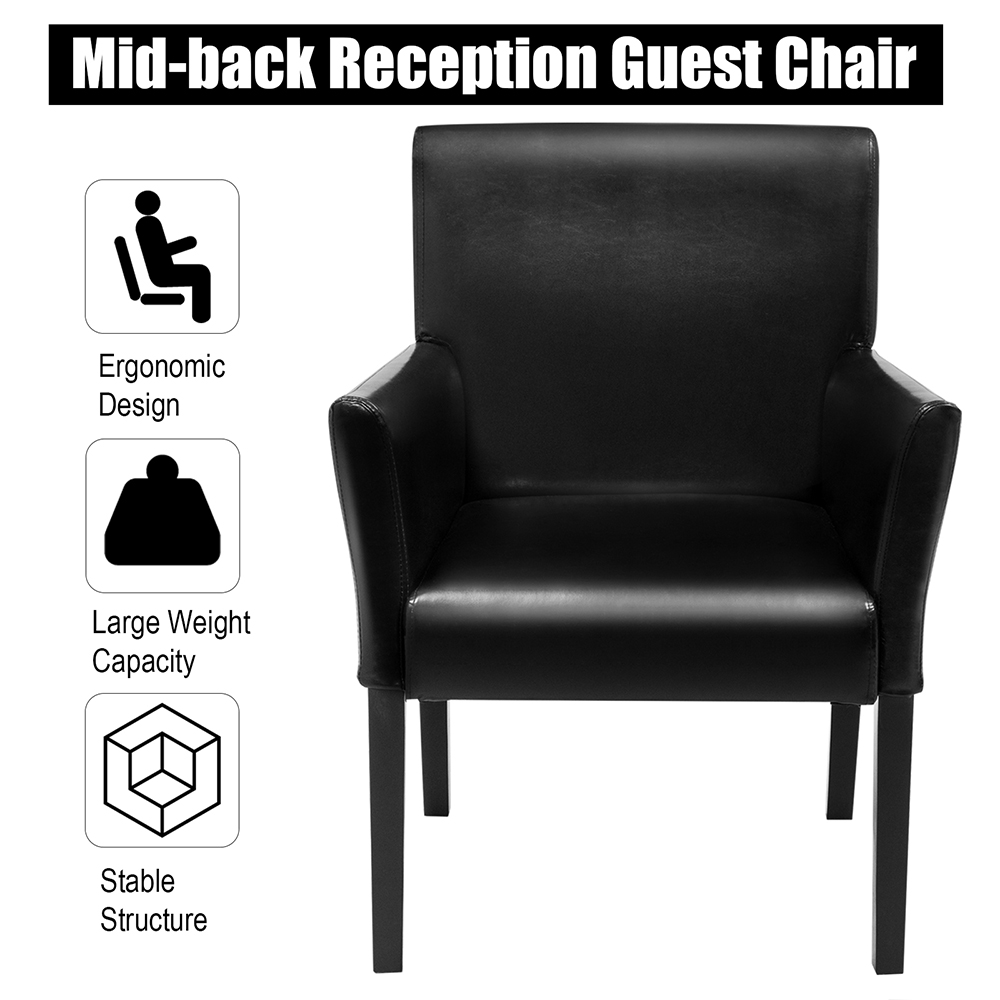 Costway Black Accent Chair Image 6