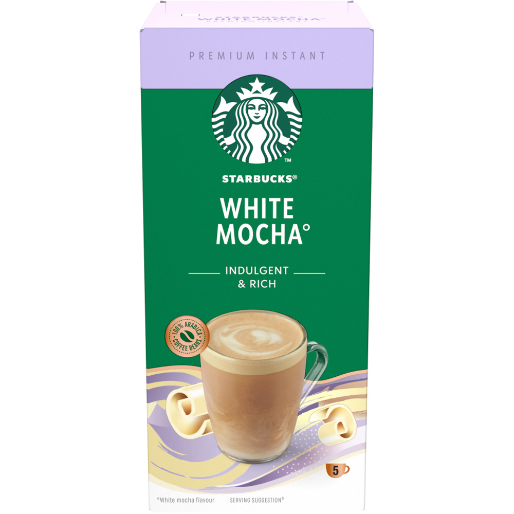 Starbucks Premium Instant White Mocha 24g 5 Pack Image 1