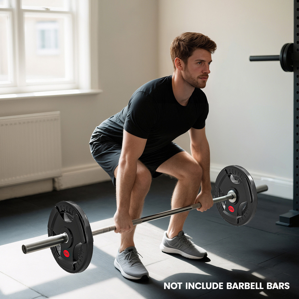 SPORTNOW Olympic Tri-Grip Weight Plates 20kg Image 3