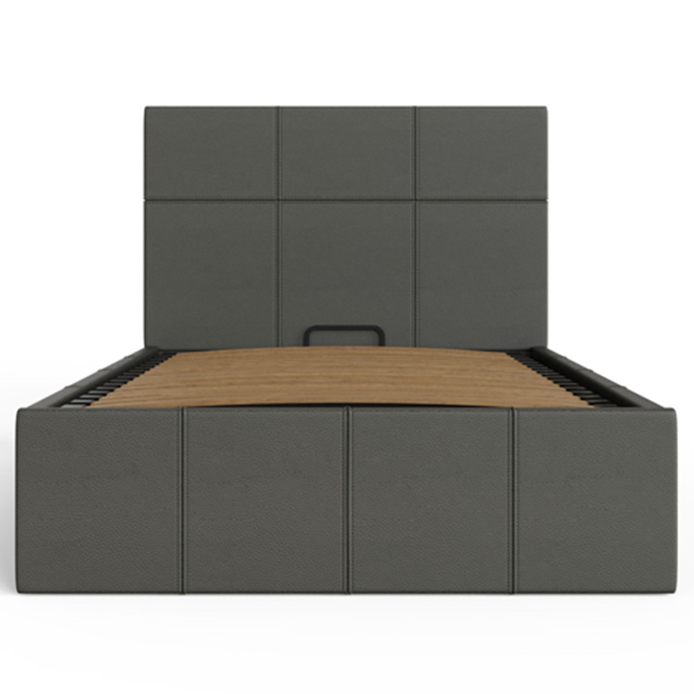 GFW Single Grey Side Lift Ottoman Bed Image 6