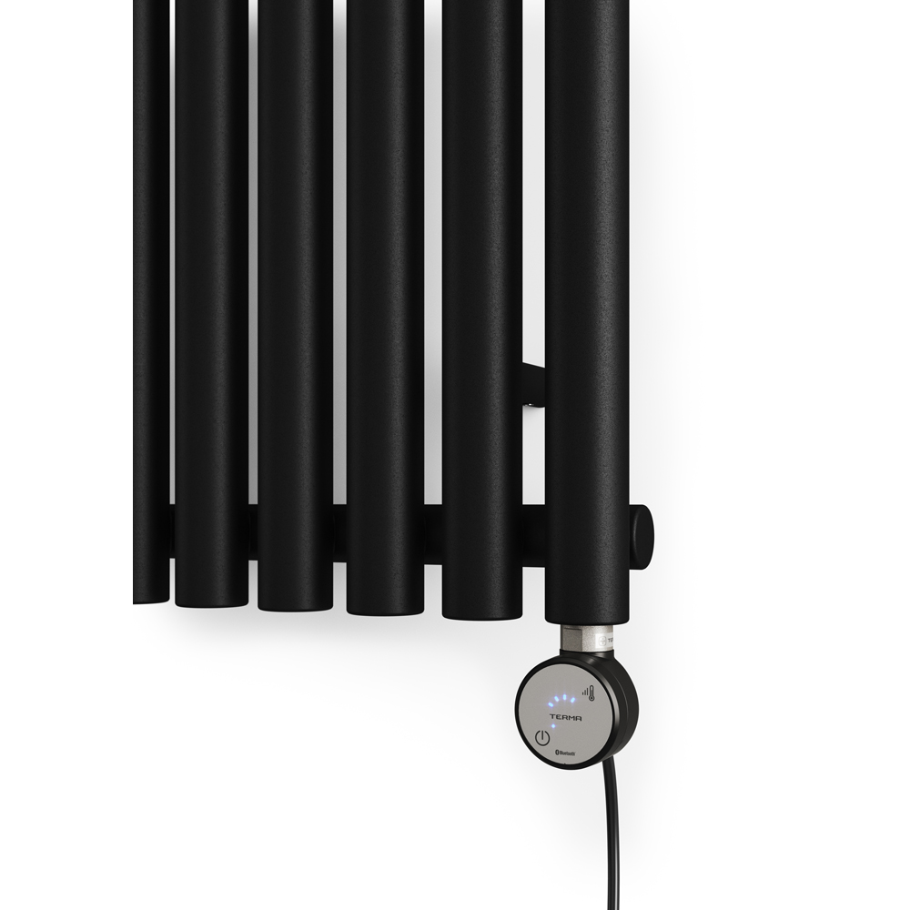 Terma Rolo Room Heban Black Electric Radiator Bluetooth 1000W 1800 x 480mm Image 5