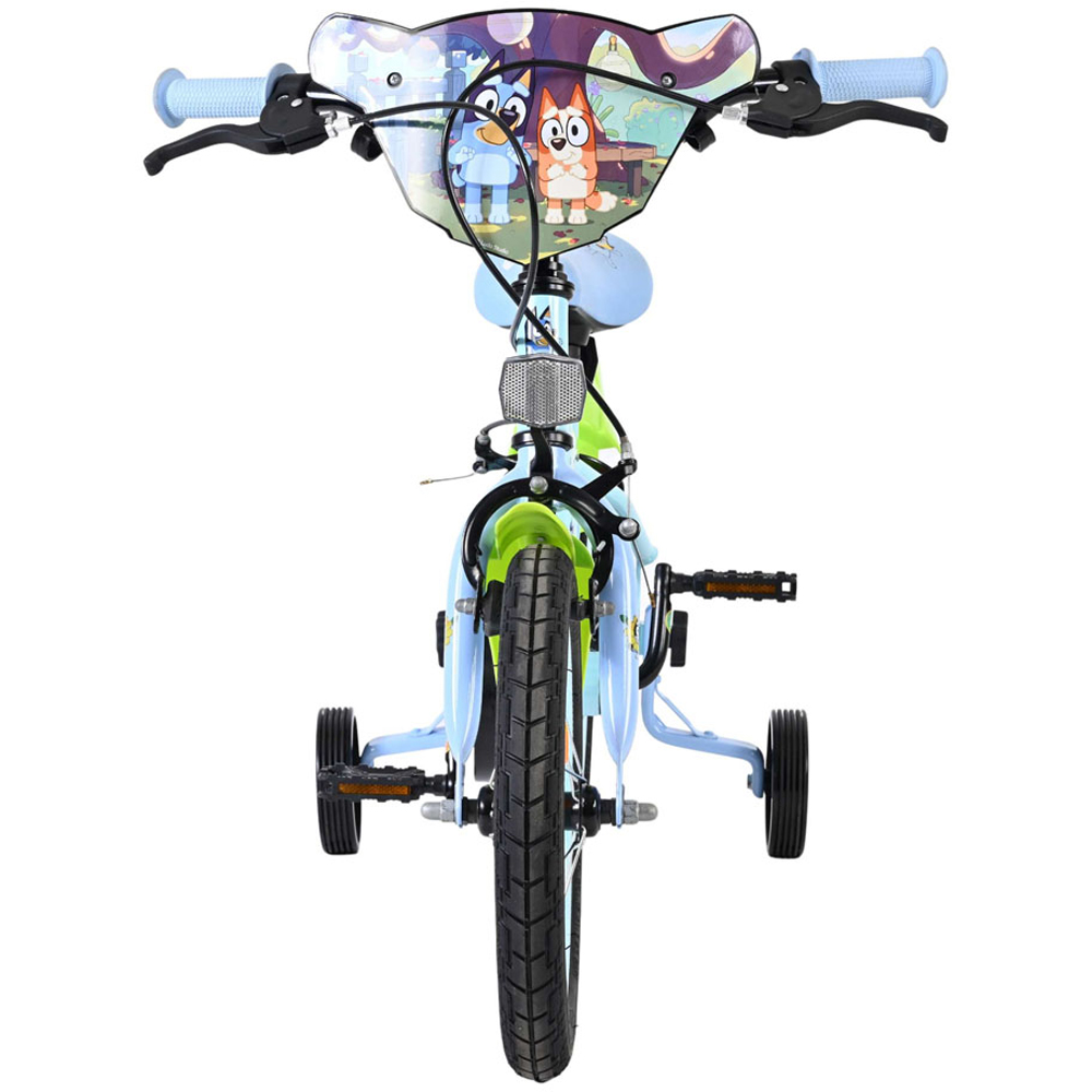 Volare Bluey Kids 14 inch Multicolour Bike with Stabilisers Image 3