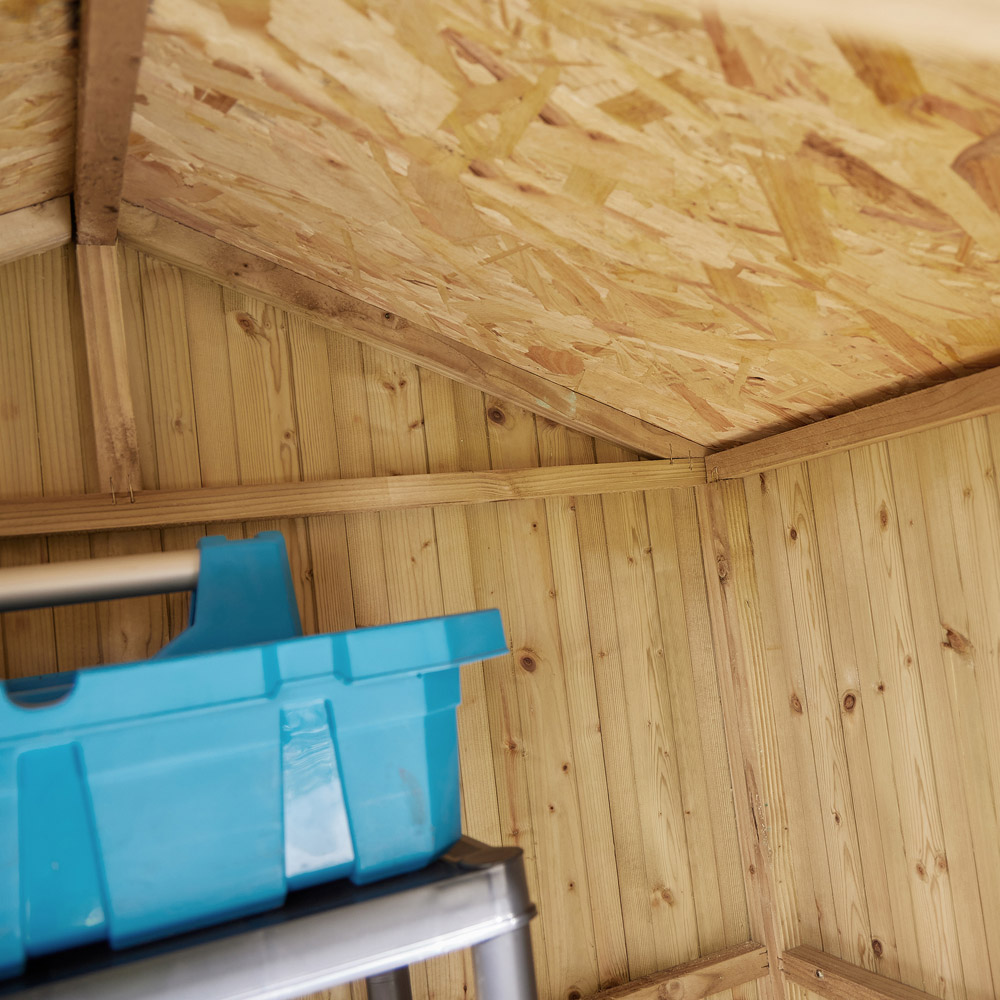 Rowlinson Premium Heritage 4 x 3ft Pressure Treated Shed Image 6