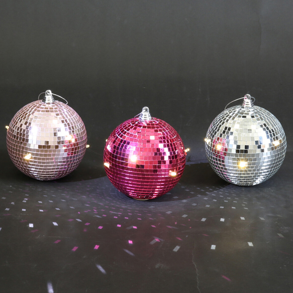 Bright Disco LED BaublePink Image 1