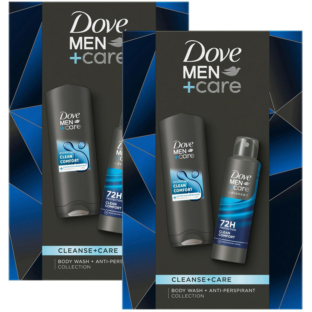 Dove Men+Care Cleanse+Care Duo Gift Set 2 Pack Image 1