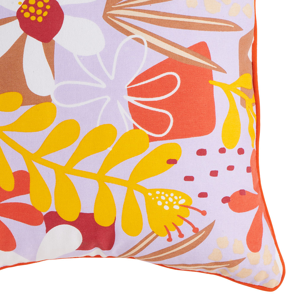 Wilko Floral Stripe Summer Reversible Outdoor Cushion 43 x 43cm Image 6