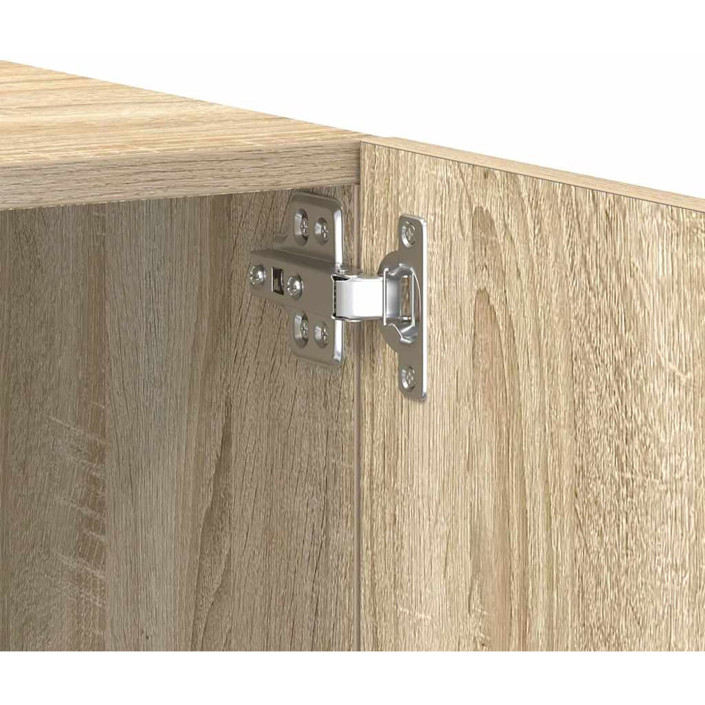 vidaXL 2 Door Sonoma Oak TV Cabinet Image 9