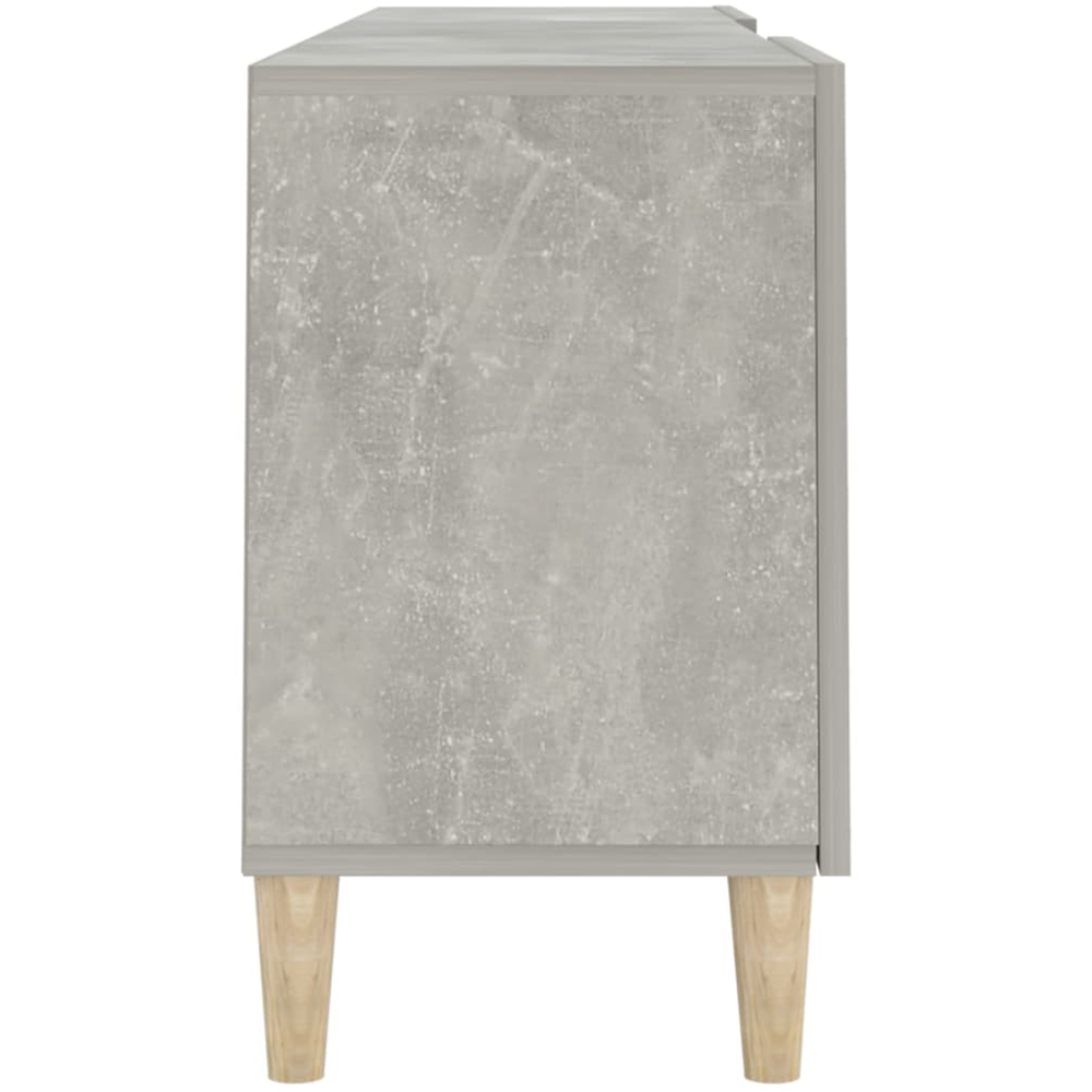 vidaXL 2 Door 2 Shelf Concrete Grey TV Cabinet Image 6