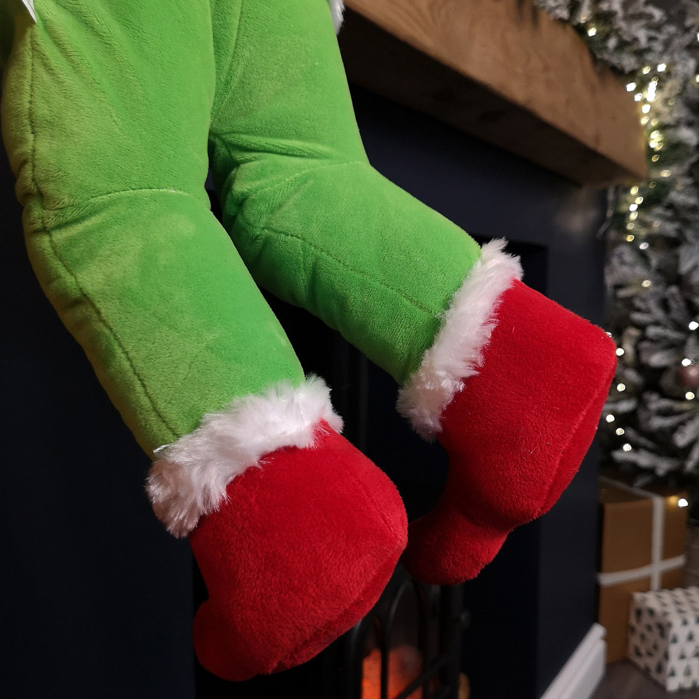 Samuel Alexander Animated Laughing Elf Hanging Christmas Decoration 32cm Image 5
