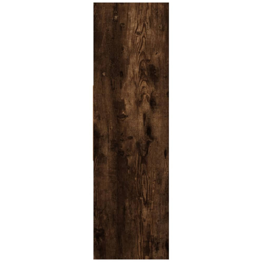vidaXL 8 Shelf Smoked Oak Bookcase Image 5