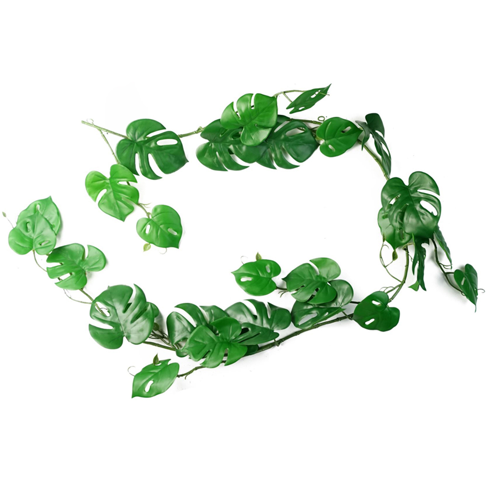 Leaf Trailing Monstera Hanging Artificial Plant 6ft Image 1