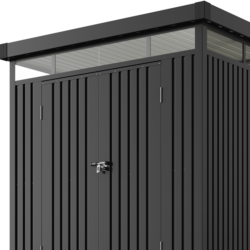 Living and Home 6.5 x 8.5ft Metal Garden Storage Shed with Transparent Windows Image 4