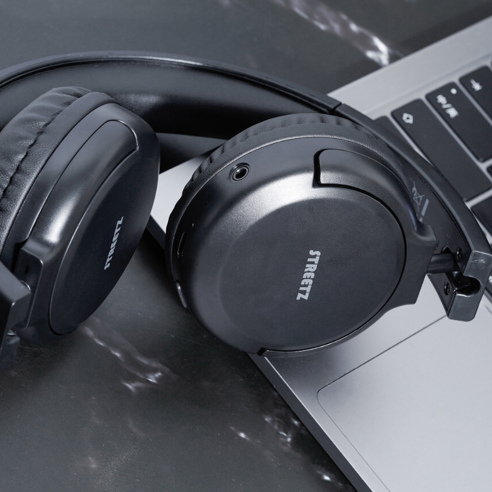 Streetz BT210 Black Bluetooth On Ear Headphones Image 5