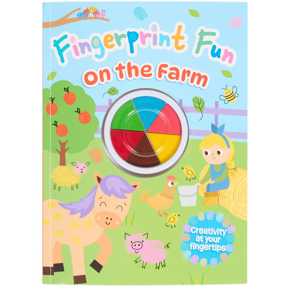 Fingerprint Fun Colouring Book Image 2