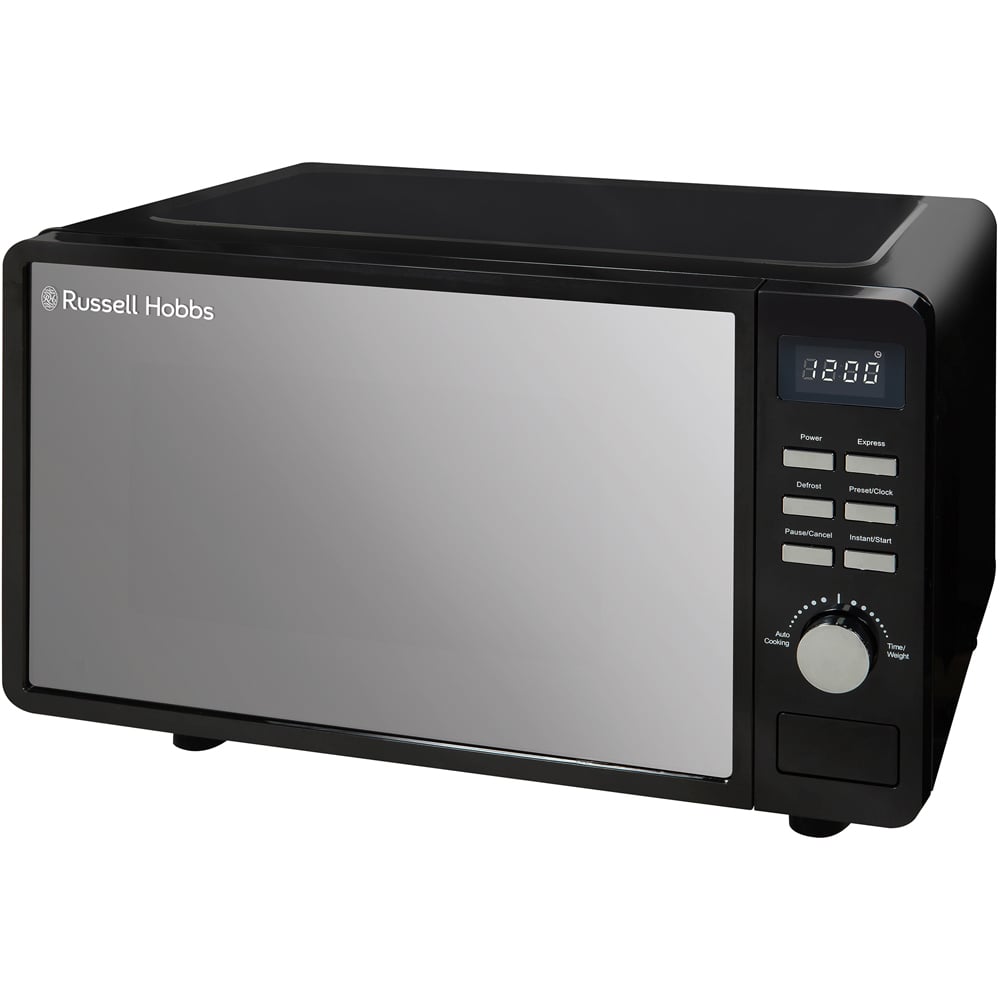 Russell Hobbs RHFM2002B/01 Black 19L Flatbed Digital Microwave Image 1