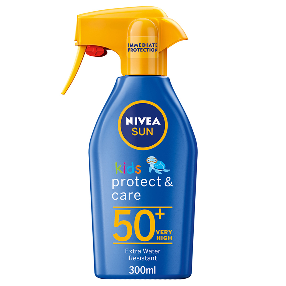 Nivea Sun Kids Protect and Play Sun Cream Trigger Spray SPF50+ 300ml Image 1