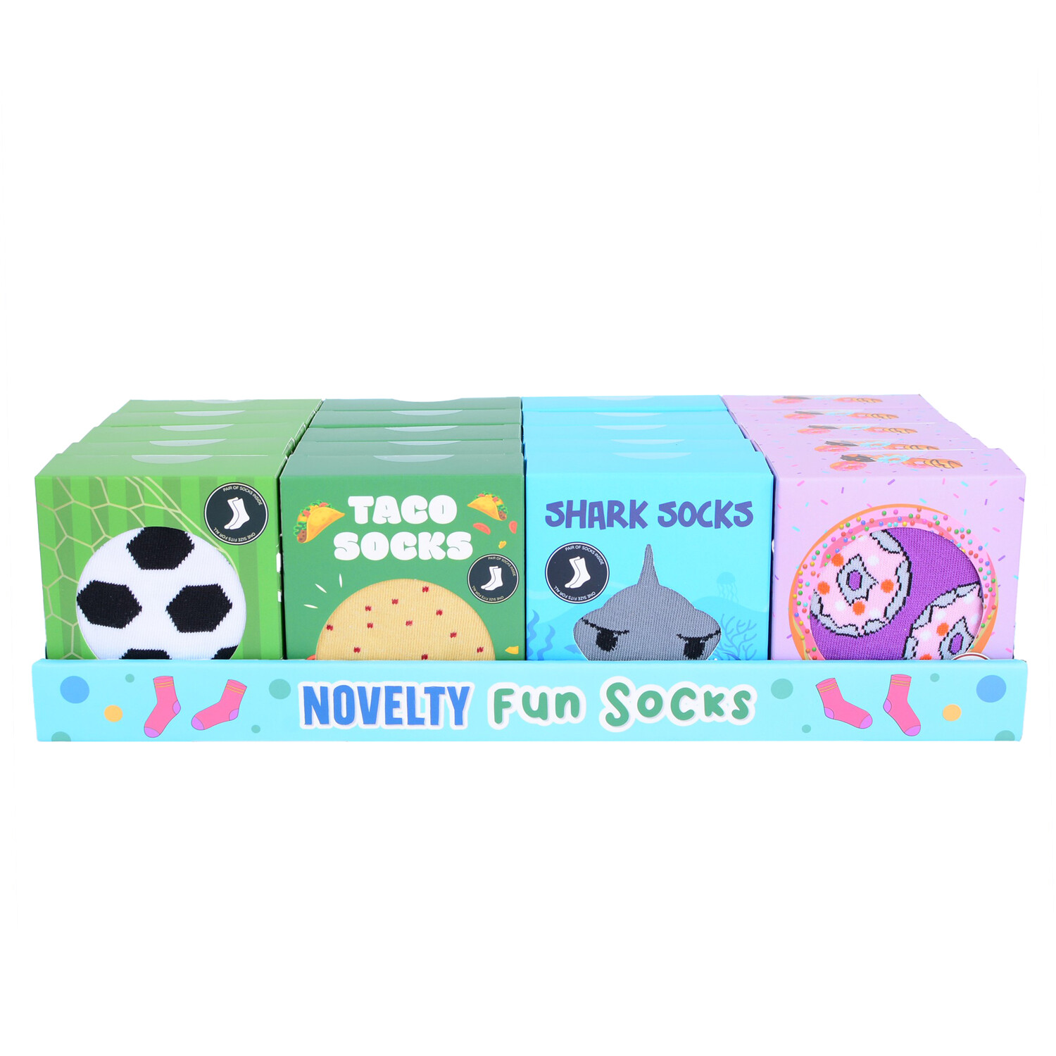 Novelty Fun Socks - Multicolour Image 1