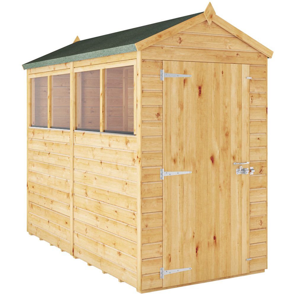 Mercia Woodsman 8 x 4ft Shiplap Apex Shed Image 1