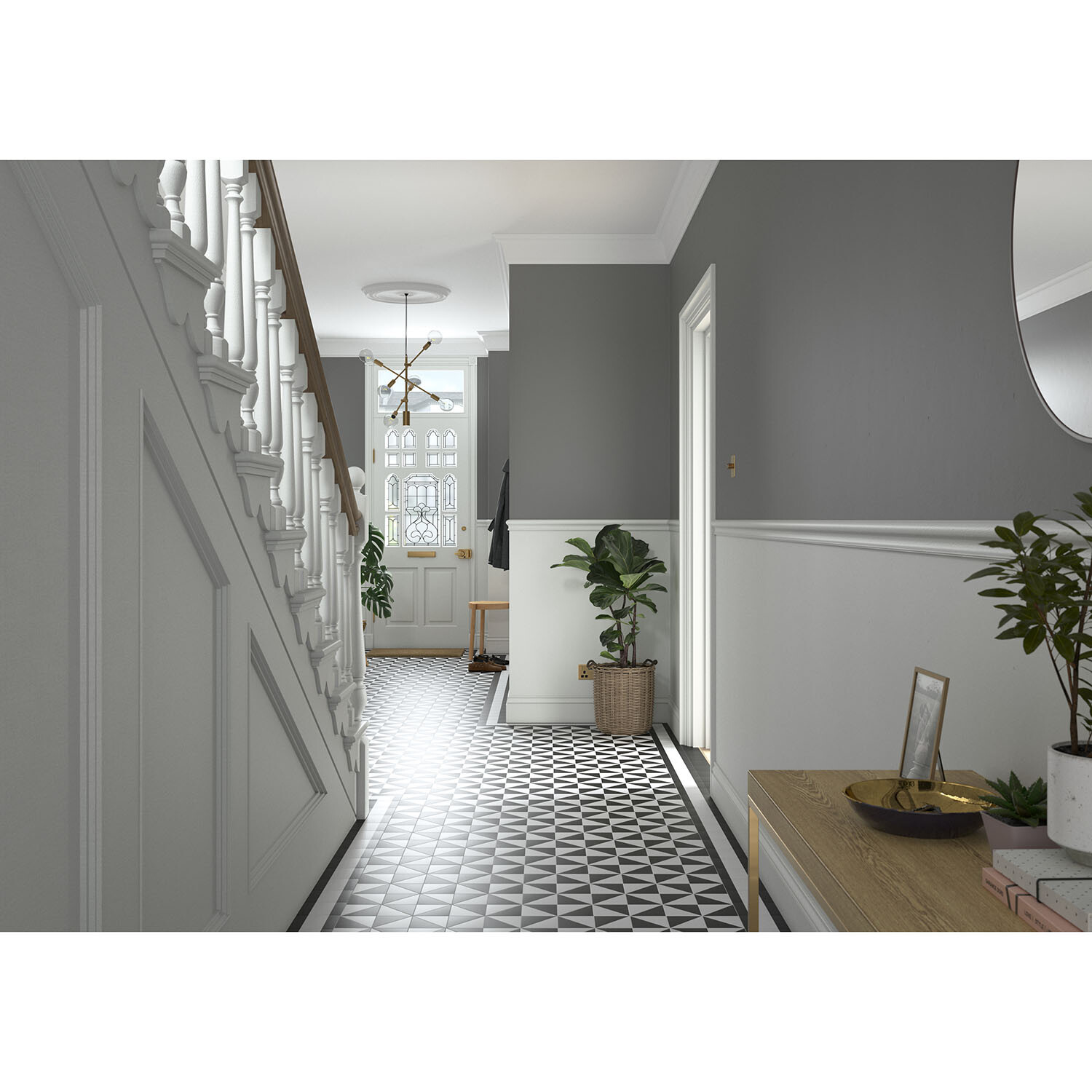 Dulux Heritage Walls and Ceilings Light French Grey Velvet Matt Emulsion Paint 2.5L Image 2